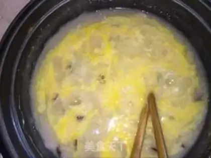 Make Shrimp egg porridge step 6