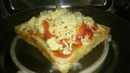 Make Microwave stove toast step 5