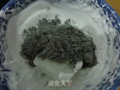 Make Black Sesame Macalon step 4