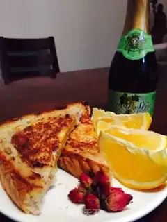 Make Cheese ham and egg toast step 1