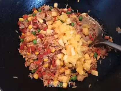 Make Pineapple rice step 9
