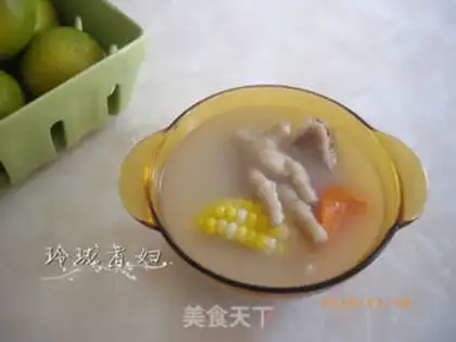 Make Chicken foot corn carrot soup step 5