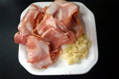 Make Dutch soy bacon step 1