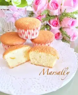 Make An orange sponge cake cup step 12