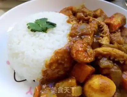 Make Seafood curry step 6