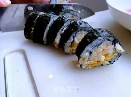 Make Homemade simple sushi step 6