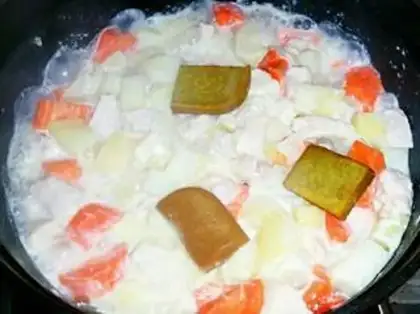Make Thai curry chicken step 5