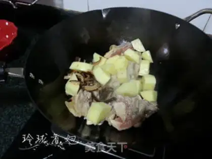 Make Potato chicken step 3