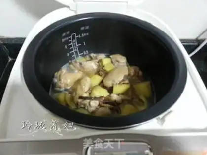 Make Potato chicken step 4