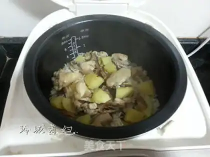Make Potato chicken step 5