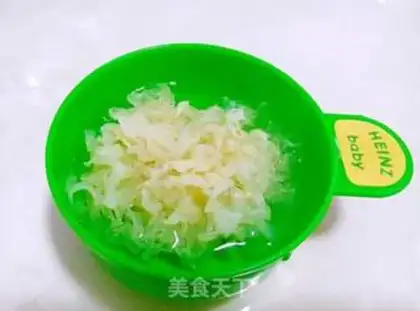 Make Ice cream, silver, pineapple step 1