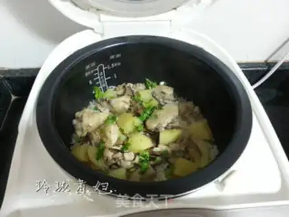Make Potato chicken step 6