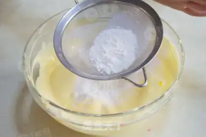 Make A cake roll of Junping in the field step 5