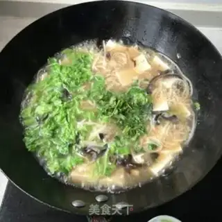 Make Potato tofu noodles step 11
