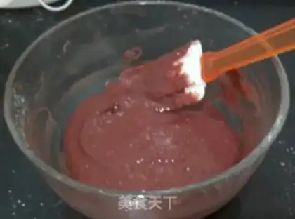 Make A red velvet fruit cake step 7