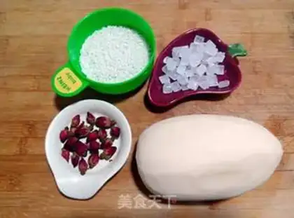 Make Sugar rose rice step 0