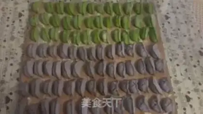 Make Colour dumplings step 6