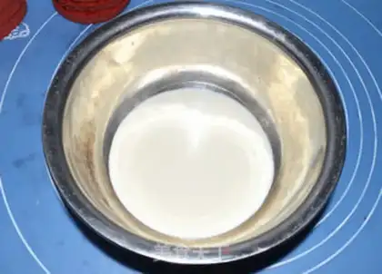 Make A red velvet fruit cake step 24