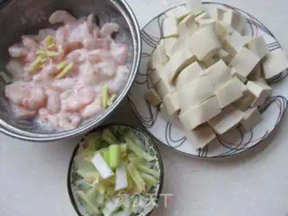 Make Shrimp tofu step 3