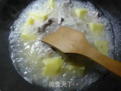 Make Curry potatoes step 3