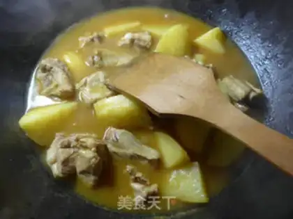 Make Curry potatoes step 8