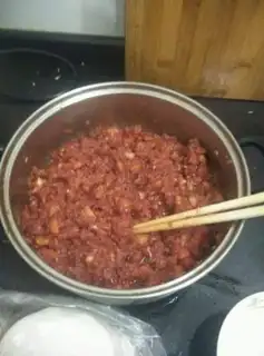 Make Tomato beef dumplings step 2