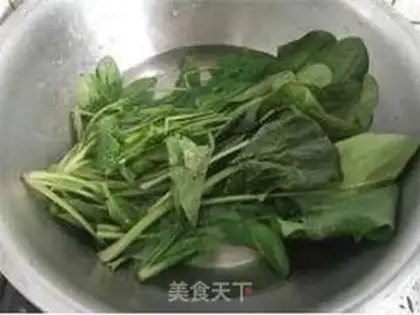 Make Spinach burrito step 0