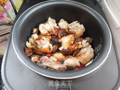 Make The mushroom pig hoof step 7