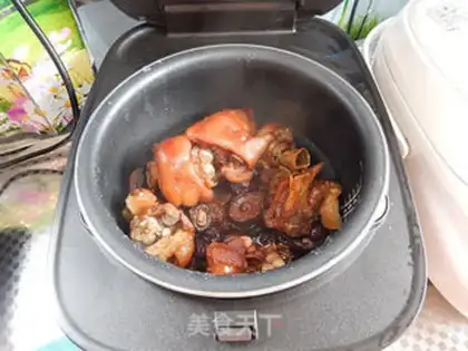 Make The mushroom pig hoof step 9