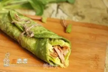 Make Spinach burrito step 7