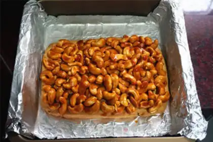 Make Caramel cashew step 8