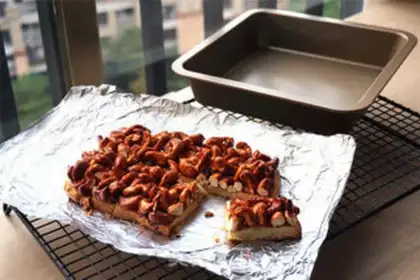 Make Caramel cashew step 9
