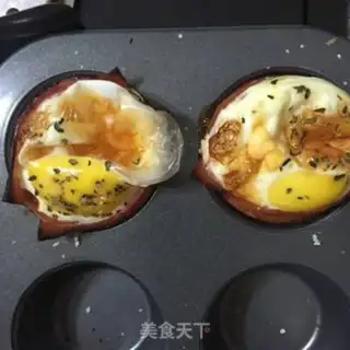 Make Ham egg glasses step 5