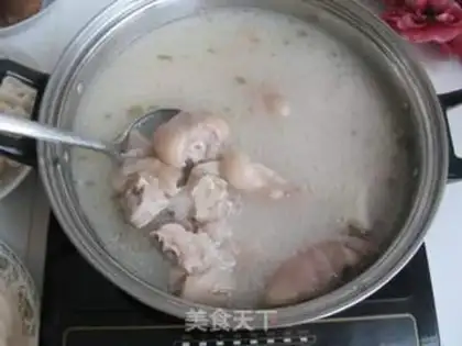 Make Pork-hot mushrooms, hot pot step 7