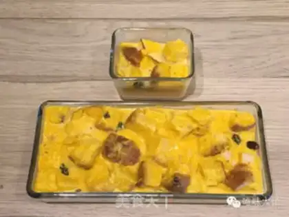 Make Pumpkin milk bread pudding step 7