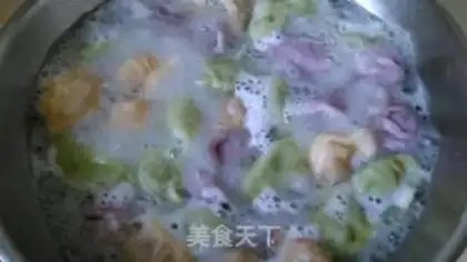 Make Colour dumplings step 2