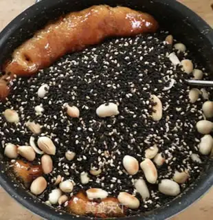 Make Sesame peanut sugar step 6
