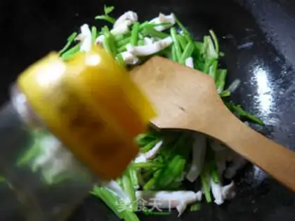 Make Celery fried squid step 6
