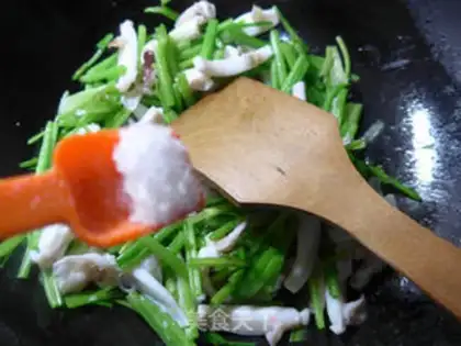 Make Celery fried squid step 8