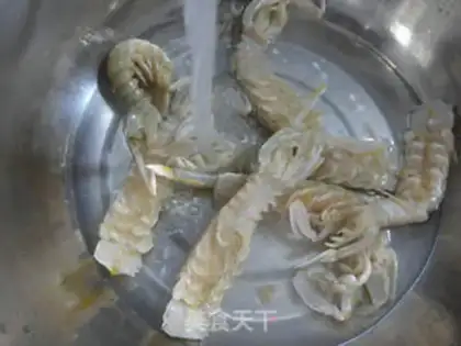 Make The saline shrimp step 1
