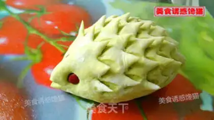 Make Little hedgehog spinach gravy step 10