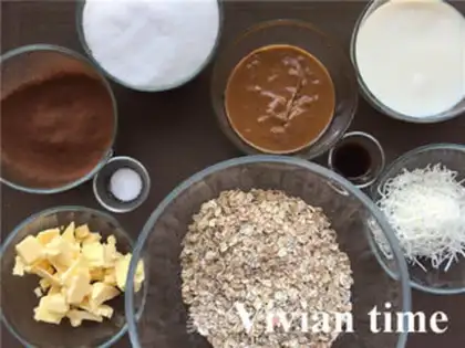 Make No chocolate oatmeal cookies step 0
