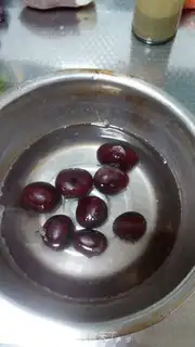 Make Chestnut snack step 1
