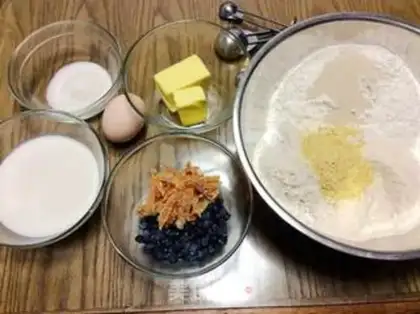 Make Blueberry groceries step 0