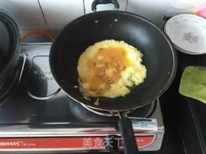 Make Sausage shrimp rice cake step 3