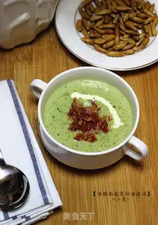 Make Bacon broccoli cream soup step 8