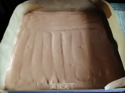 Make Coco Strawberry Cake roll step 6