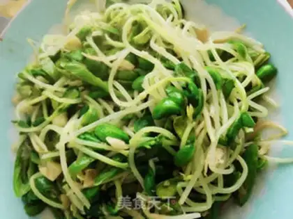 Make Quite the green bean sprouts step 3