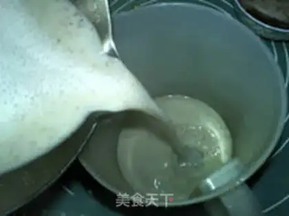 Make oatmeal black soybean step 12