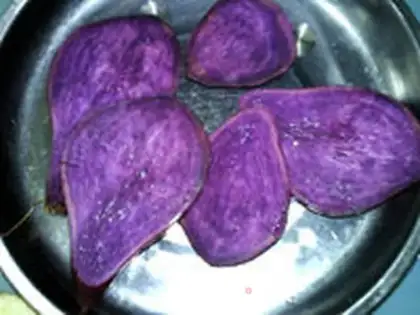 Make Honey Purple Potato Pie step 2